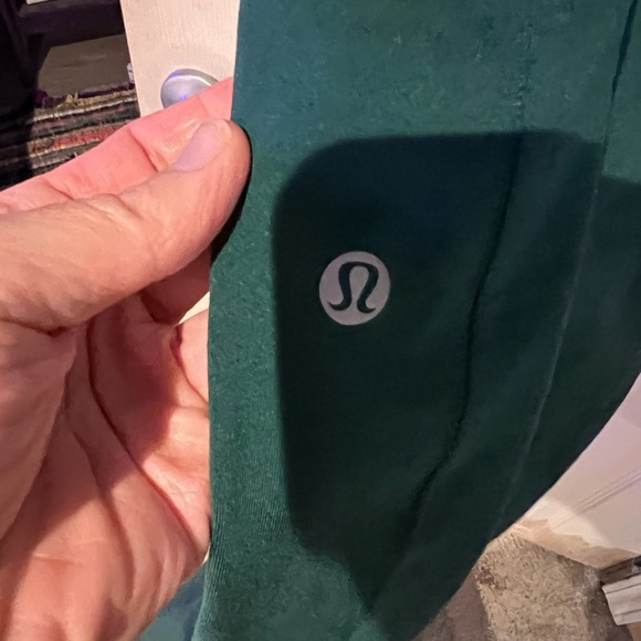 Lululemon Adapted State High Rise Tech Green Fleece Jogger Pants Size 6 - Picture 6 of 7